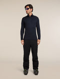 Men’s Merino 260 Tech Long Sleeve Half Zip Thermal Top Glacier - 4