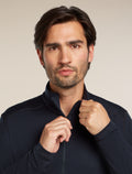 Men’s Merino 260 Tech Long Sleeve Half Zip Thermal Top Glacier - 5