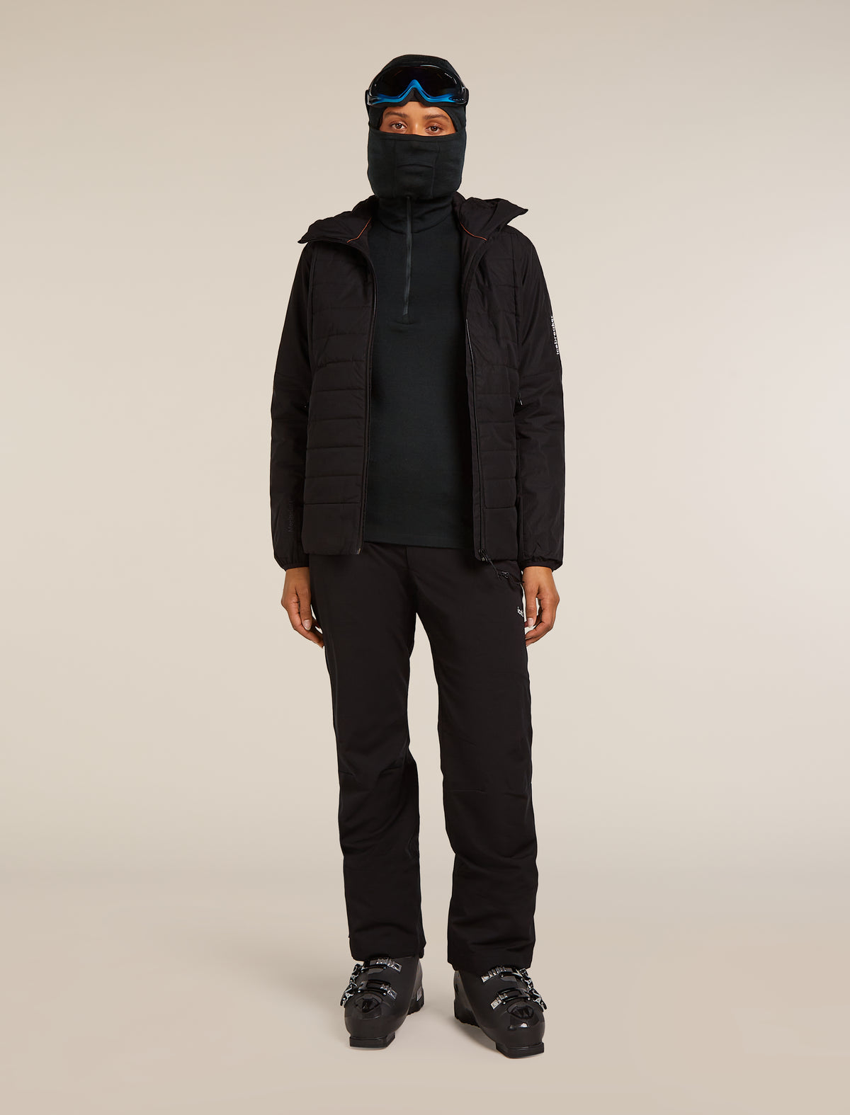 Women’s Merino 260 Tech Long Sleeve Half Zip Thermal Top Black - 4
