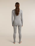 Women's Merino 260 Oasis Long Sleeve Half Zip Metro Heather - 7