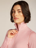 Women’s Merino 260 Tech Long Sleeve Half Zip Thermal Top Blush - 6