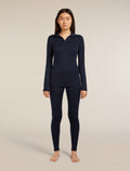 Women’s Merino 260 Tech Long Sleeve Half Zip Thermal Top Glacier - 3