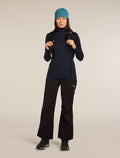 Women’s Merino 260 Tech Long Sleeve Half Zip Thermal Top Glacier - 4