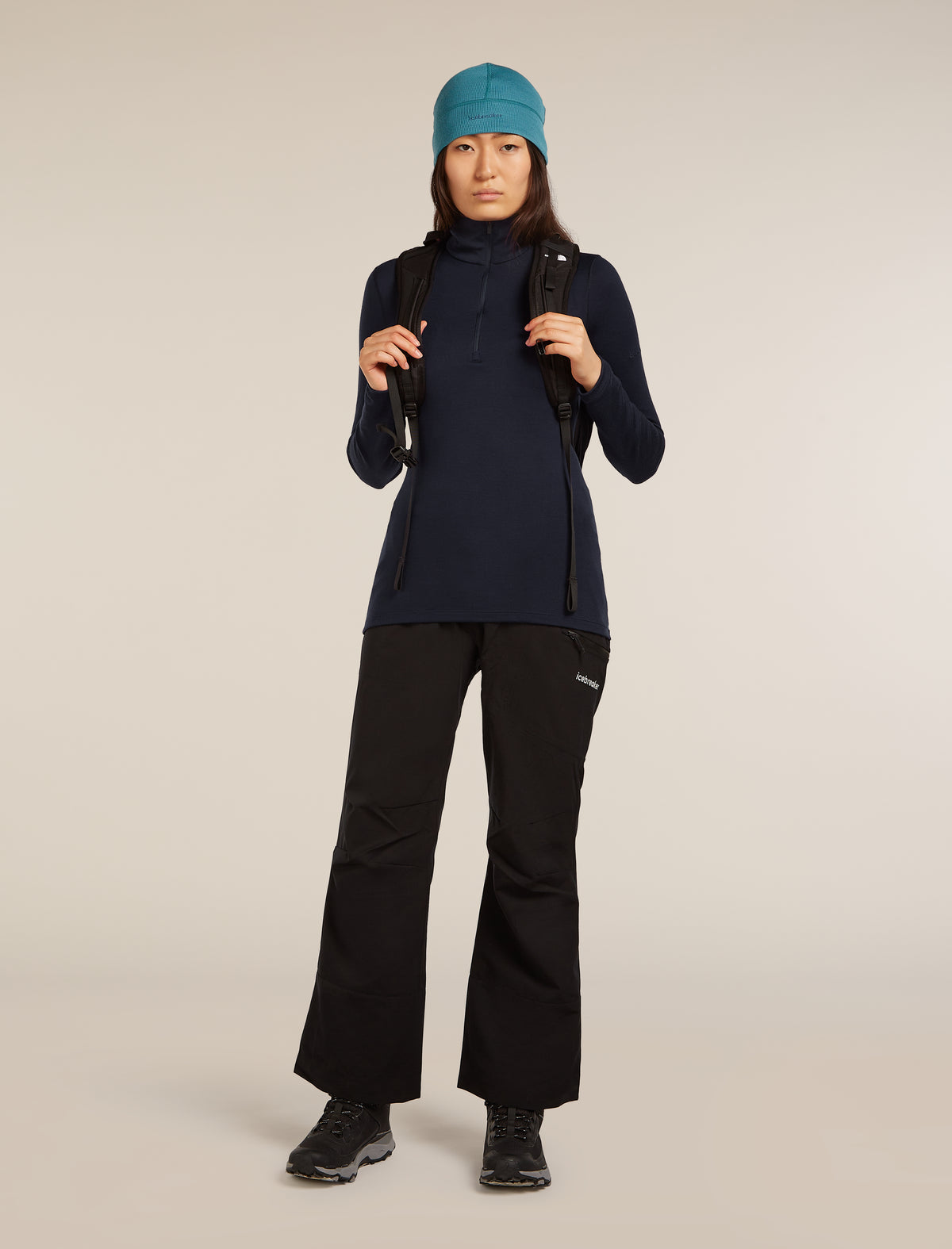 Women’s Merino 260 Tech Long Sleeve Half Zip Thermal Top Glacier - 4