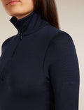 Women’s Merino 260 Tech Long Sleeve Half Zip Thermal Top Glacier - 5
