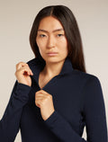 Women’s Merino 260 Tech Long Sleeve Half Zip Thermal Top Glacier - 7