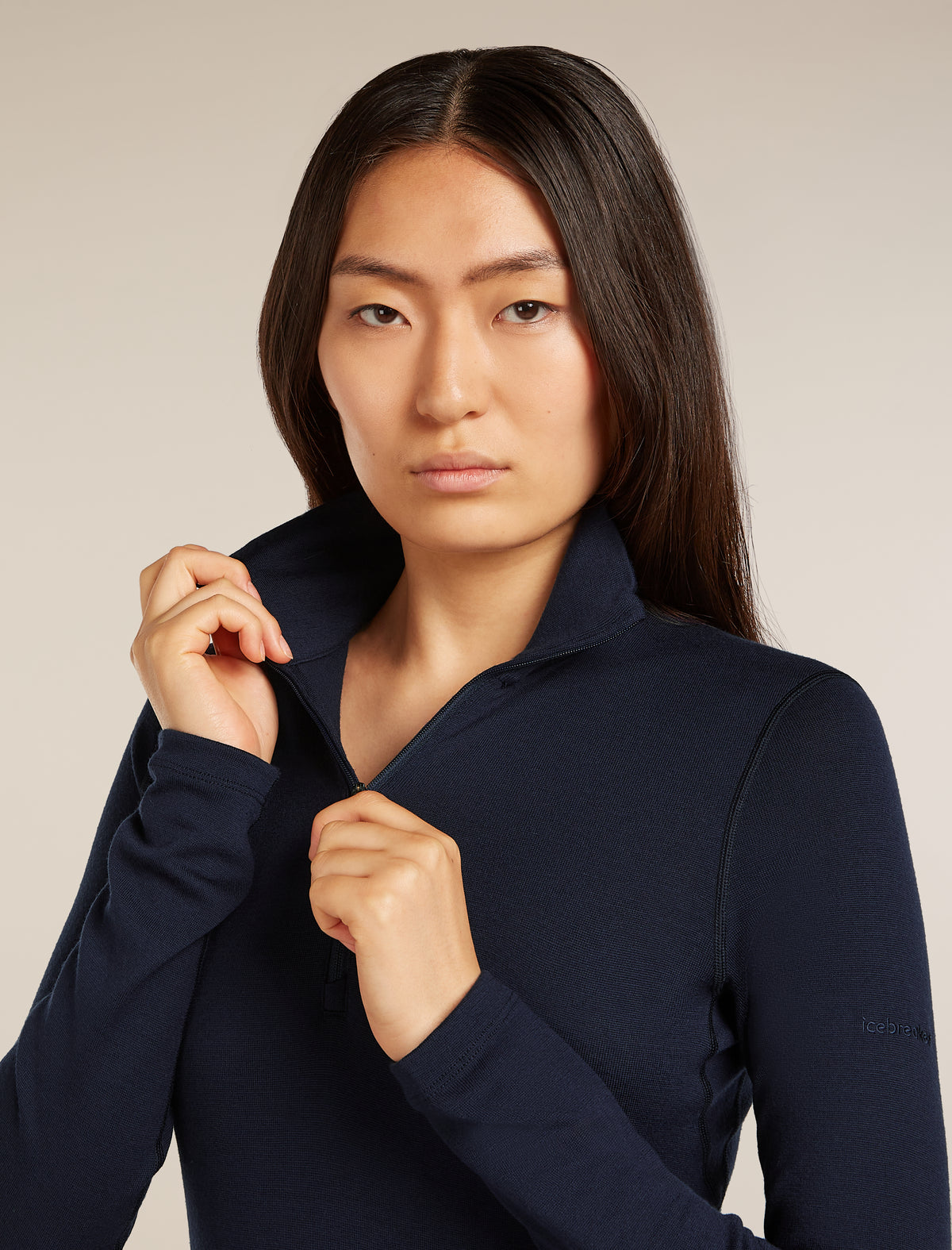 Women’s Merino 260 Tech Long Sleeve Half Zip Thermal Top Glacier - 7