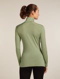 Women’s Merino 260 Tech Long Sleeve Half Zip Thermal Top Oil/Black/Silver - 2