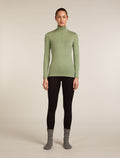 Women’s Merino 260 Tech Long Sleeve Half Zip Thermal Top Oil/Black/Silver - 7