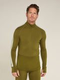 Men’s 260 ZoneKnit™ Long Sleeve Half Zip Thermal Top Algae - 1