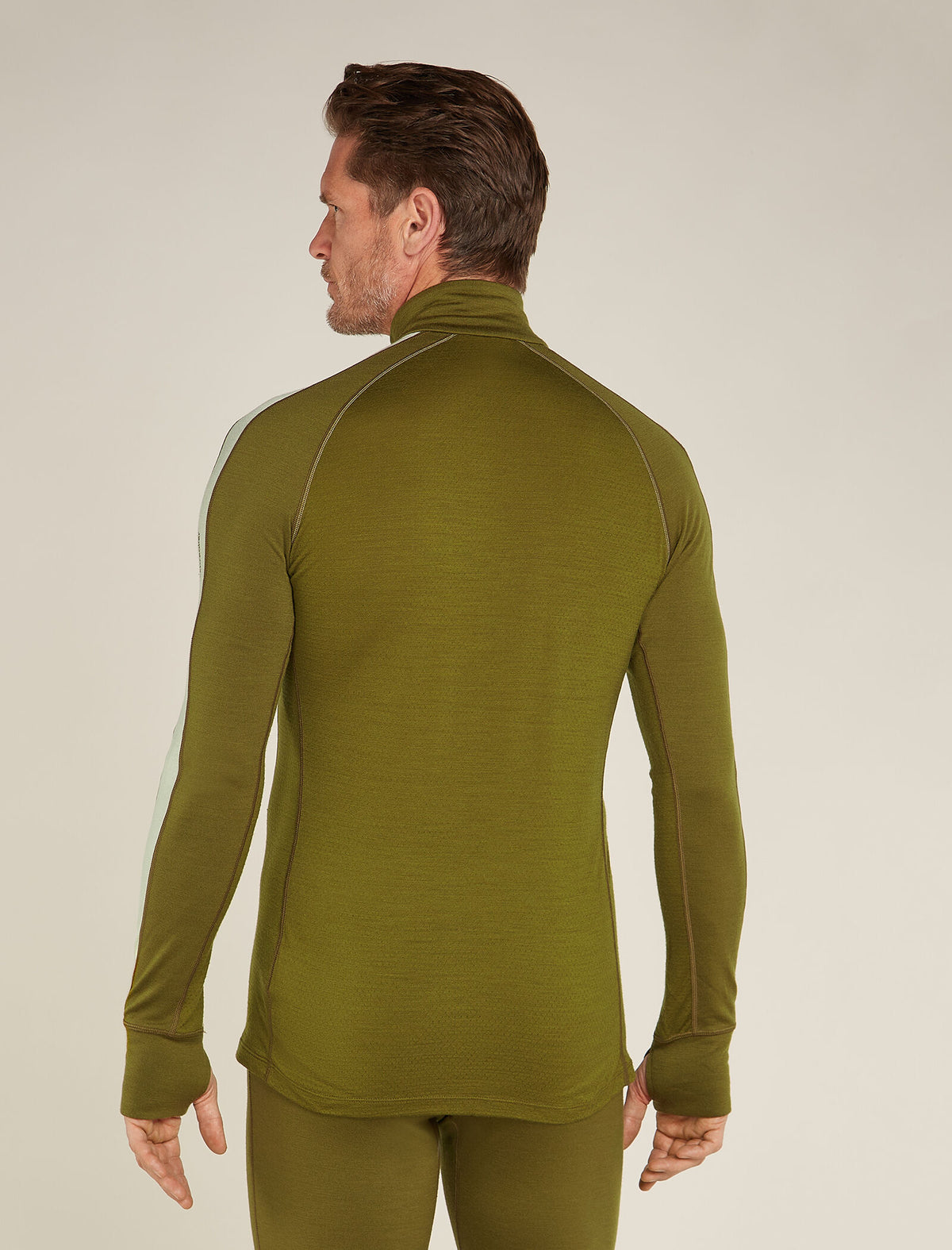 Men’s 260 ZoneKnit™ Long Sleeve Half Zip Thermal Top Algae - 2