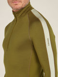 Men’s 260 ZoneKnit™ Long Sleeve Half Zip Thermal Top Algae - 5