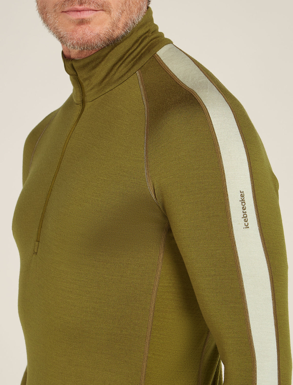 Men’s 260 ZoneKnit™ Long Sleeve Half Zip Thermal Top Algae - 5