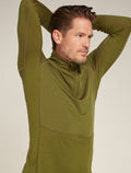 Men’s 260 ZoneKnit™ Long Sleeve Half Zip Thermal Top Algae - 6