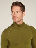 Men’s 260 ZoneKnit™ Long Sleeve Half Zip Thermal Top Algae - 7