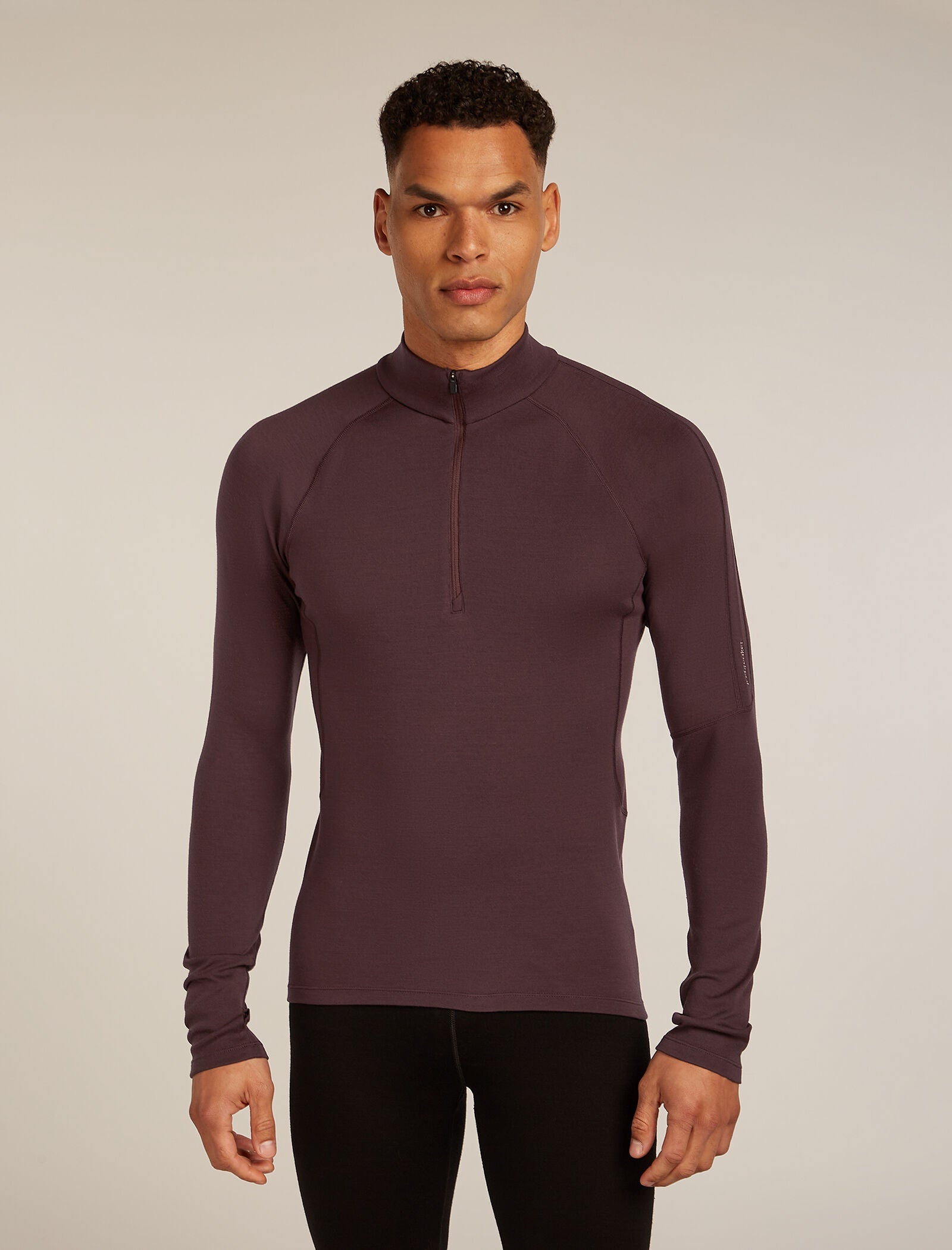 トップス blindate thermal layered long sleeve Men's 300 MerinoFine™ Polar Long Sleeve Half Zip Thermal Top