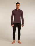 Men’s 300 MerinoFine™ Polar Long Sleeve Half Zip Thermal Top Java - 3