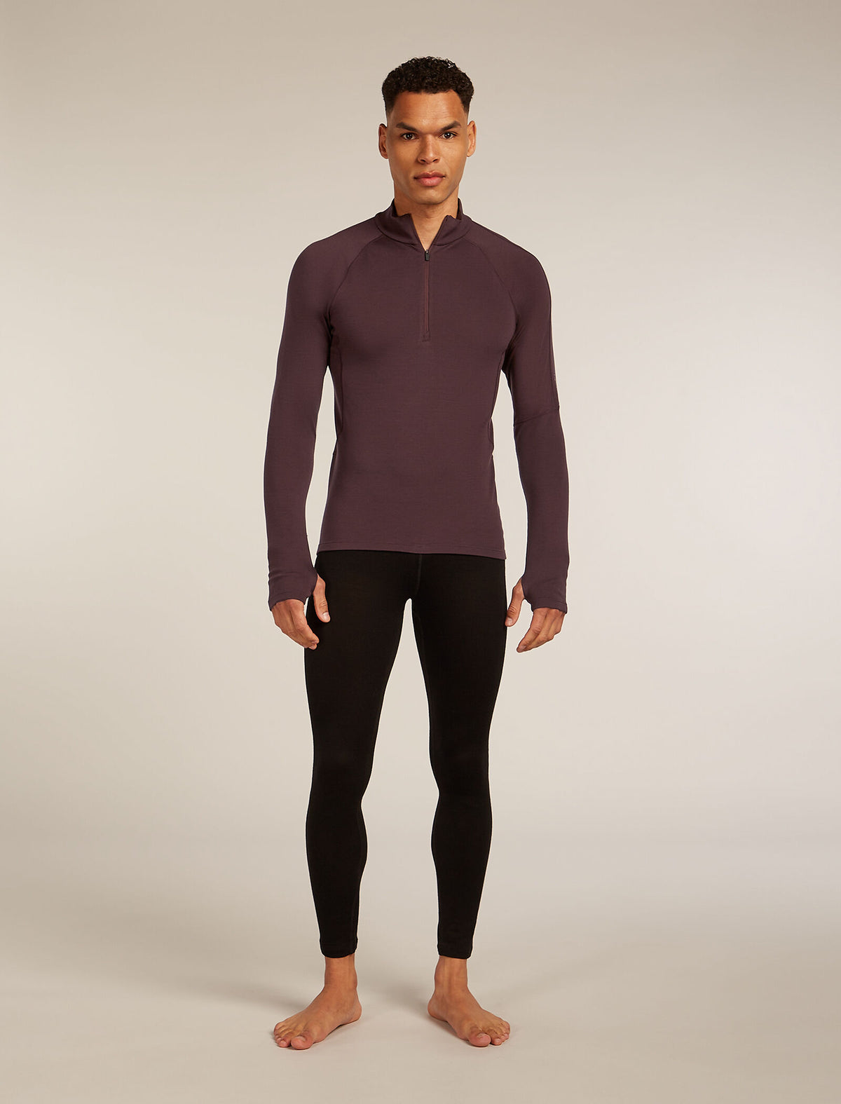 Men’s 300 MerinoFine™ Polar Long Sleeve Half Zip Thermal Top Java - 3