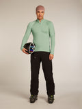 Men’s 300 MerinoFine™ Polar Long Sleeve Half Zip Thermal Top Seaglass - 4