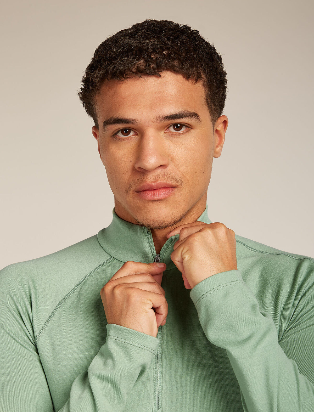 Men’s 300 MerinoFine™ Polar Long Sleeve Half Zip Thermal Top Seaglass - 6