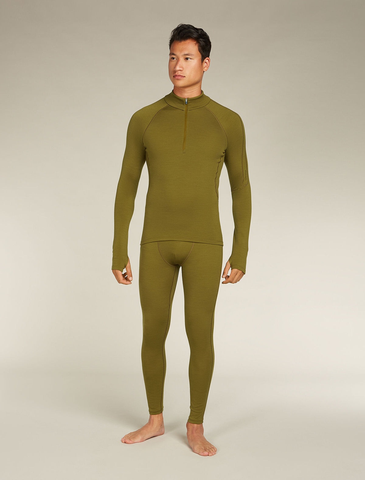 Men’s 300 MerinoFine™ Polar Long Sleeve Half Zip Thermal Top Algae - 3