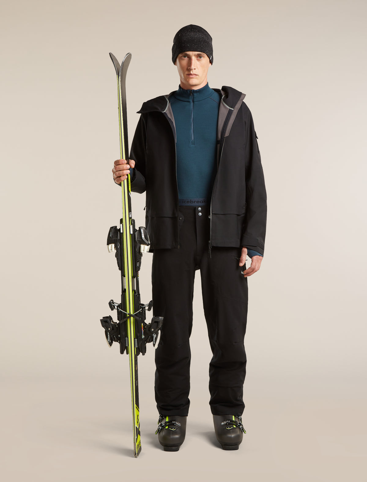 Men's 300 MerinoFine™  Polar Long Sleeve Half Zip Abyss - 4