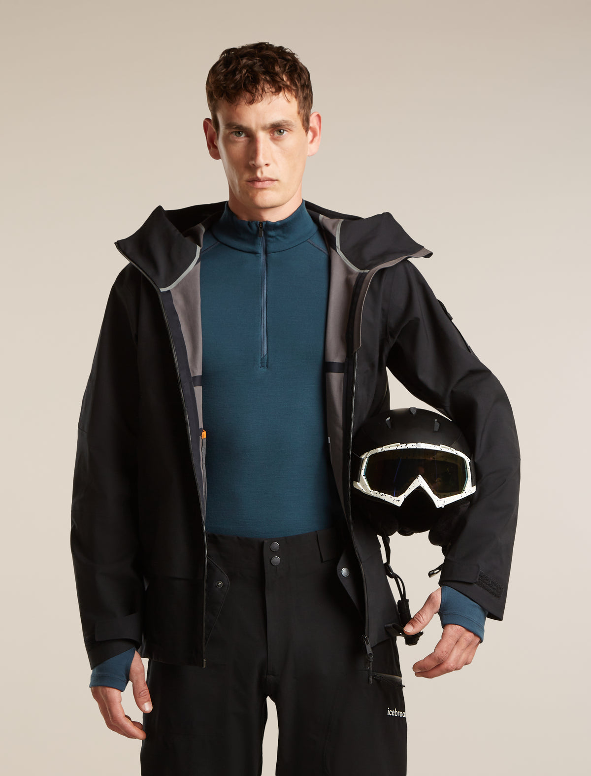 Men's 300 MerinoFine™  Polar Long Sleeve Half Zip Abyss - 5