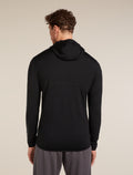 Men's Merino 560 RealFleece™ Elemental Long Sleeve Zip Hoodie Black - 2
