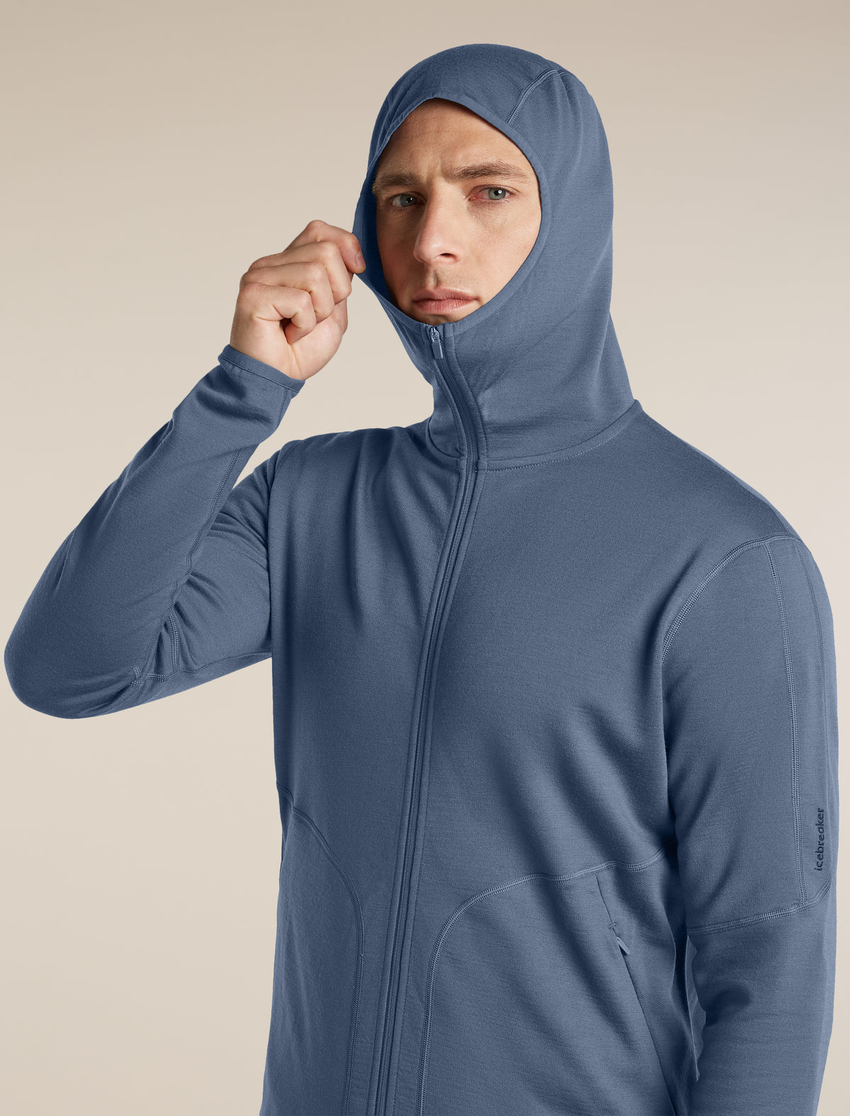 Men's Merino 560 RealFleece™  Elemental Long Sleeve Zip Hoodie Dawn - 7