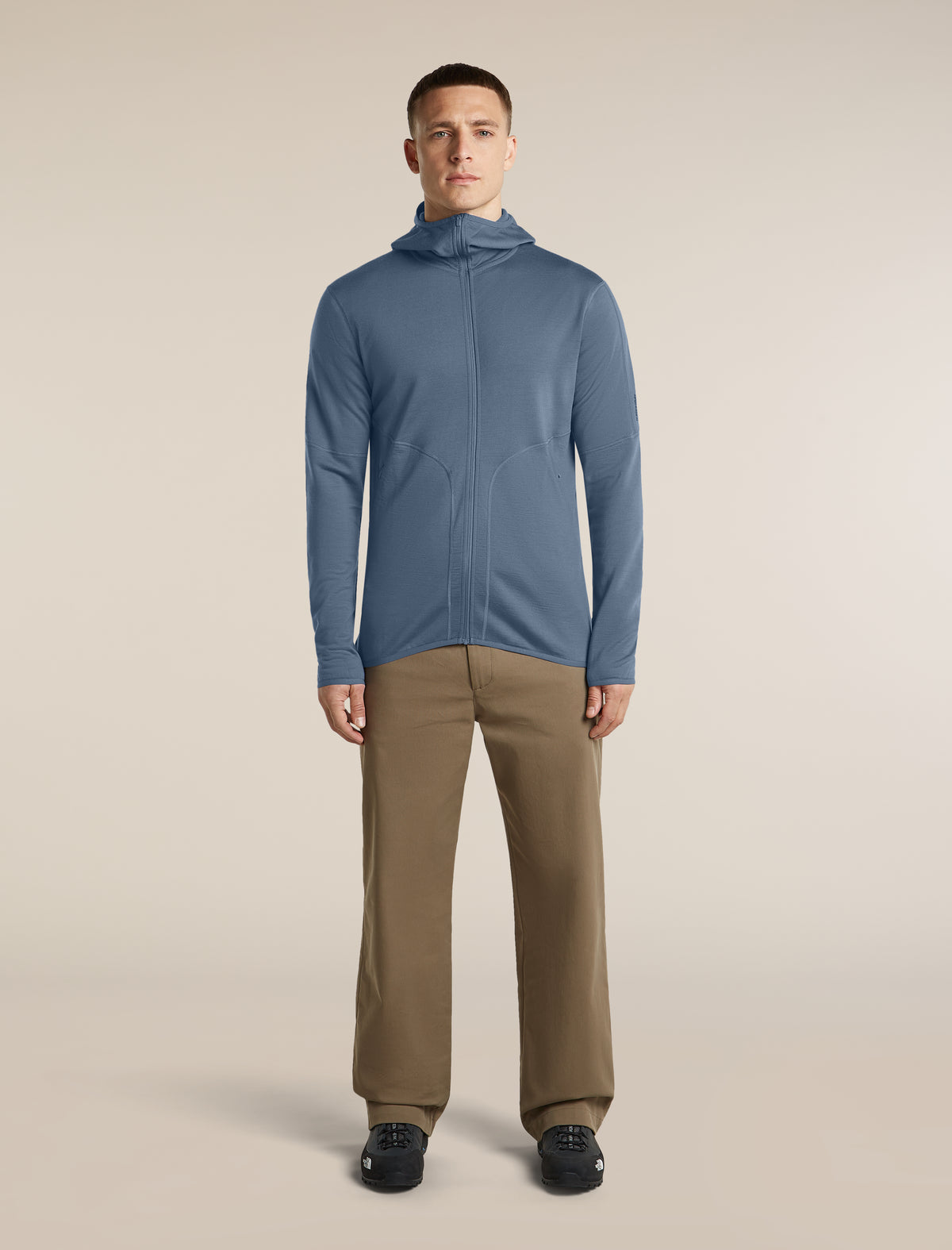 Men's Merino 560 RealFleece™  Elemental Long Sleeve Zip Hoodie Dawn - 3