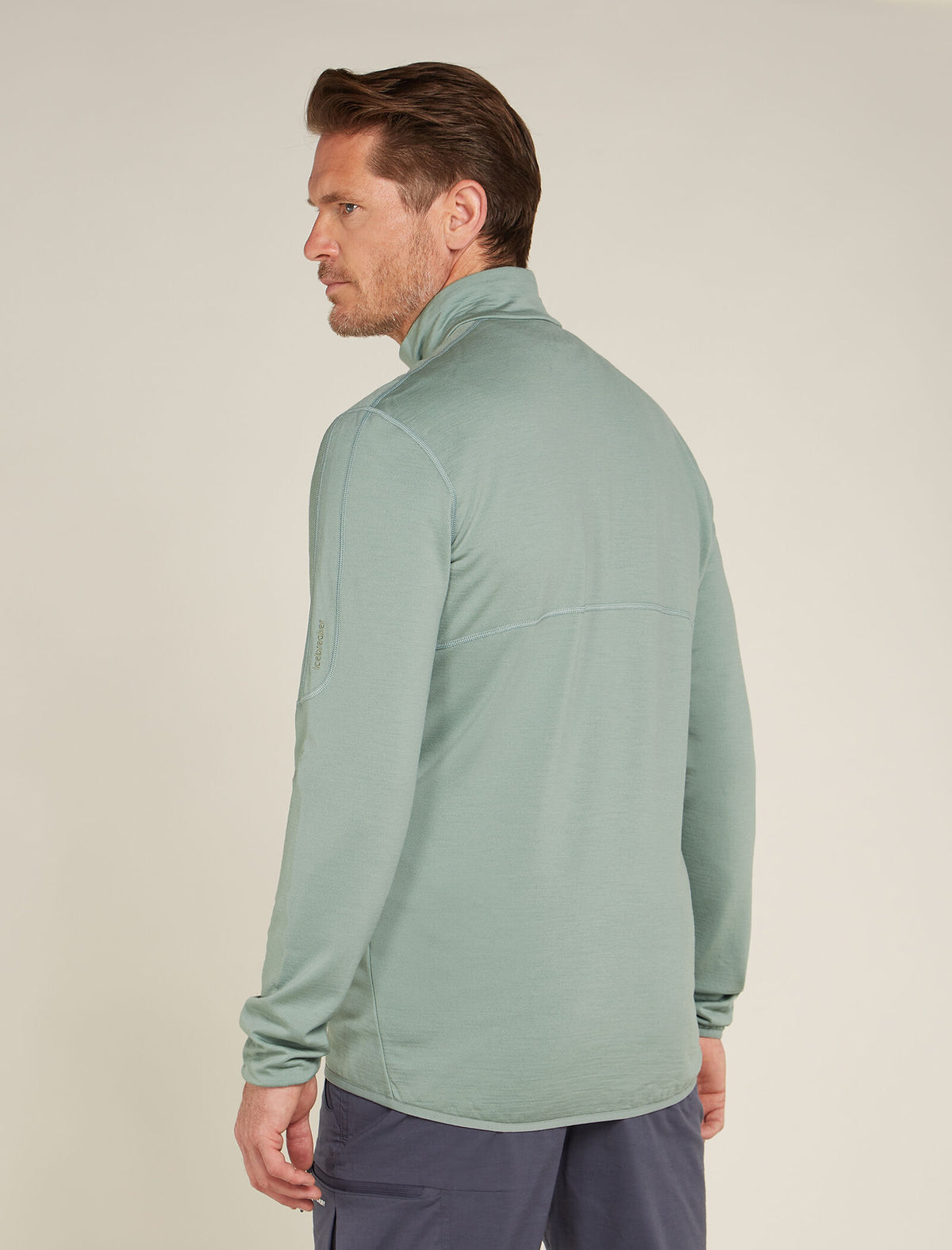 Men’s Merino 560 Realfleece™ Elemental Long Sleeve Zip Jacket Moss - 2