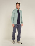 Men’s Merino 560 Realfleece™ Elemental Long Sleeve Zip Jacket Moss - 3