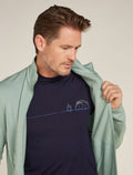 Men’s Merino 560 Realfleece™ Elemental Long Sleeve Zip Jacket Moss - 7