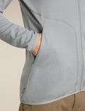 Men's Merino 560 RealFleece™  Elemental Long Sleeve Zip Hoodie Proto Grey - 7