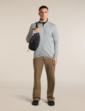Men's Merino 560 RealFleece™  Elemental Long Sleeve Zip Hoodie Proto Grey - 4