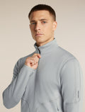 Men's Merino 560 RealFleece™  Elemental Long Sleeve Zip Hoodie Proto Grey - 6