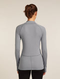 Women’s 300 MerinoFine™ Polar Long Sleeve Half Zip Thermal Top Alloy - 2