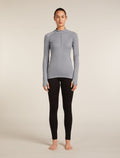 Women’s 300 MerinoFine™ Polar Long Sleeve Half Zip Thermal Top Alloy - 3