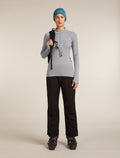 Women’s 300 MerinoFine™ Polar Long Sleeve Half Zip Thermal Top Alloy - 4