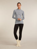 Women’s 300 MerinoFine™ Polar Long Sleeve Half Zip Thermal Top Alloy - 7