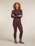 Women’s 300 MerinoFine™ Polar Long Sleeve Half Zip Thermal Top Java - 8