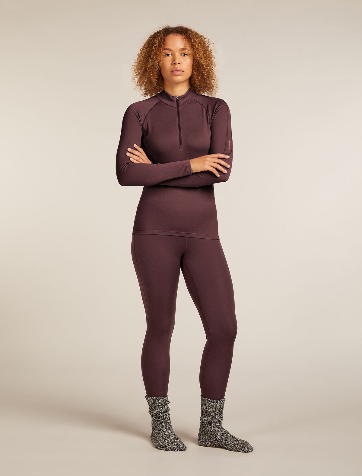 Women’s 300 MerinoFine™ Polar Long Sleeve Half Zip Thermal Top Java - 8