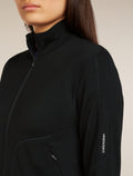 Women’s Merino 560 Realfleece™ Elemental Long Sleeve Zip Black - 6