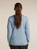 Women's Merino 560 RealFleece™  Elemental Long Sleeve Zip Zinc Blue - 2