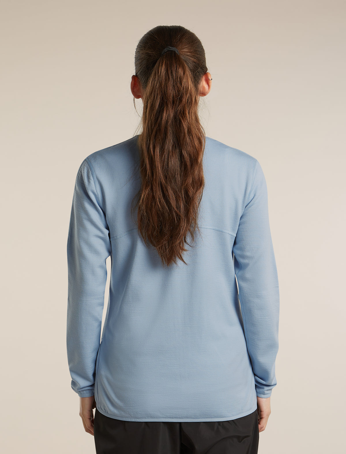 Women's Merino 560 RealFleece™  Elemental Long Sleeve Zip Zinc Blue - 2