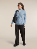 Women's Merino 560 RealFleece™  Elemental Long Sleeve Zip Zinc Blue - 4