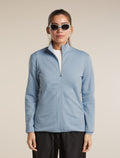 Women's Merino 560 RealFleece™  Elemental Long Sleeve Zip Zinc Blue - 5
