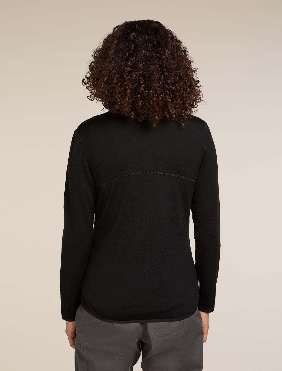 Women's Merino 560 RealFleece™  Elemental Long Sleeve Zip Hoodie Black - 2