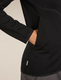 Women's Merino 560 RealFleece™  Elemental Long Sleeve Zip Hoodie Black - 8