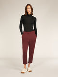 Women’s Merino Blend 200 Crush Ankle Pants Port - 3